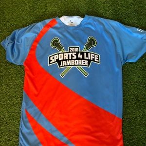 Men’s Medium Sports 4 Life Lacrosse Shooter Shirt